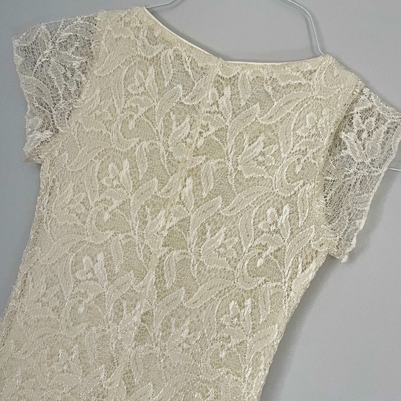 Rn Kidz Formal Girl’s Dress. White/Ivory. Lace. Modest. Size 10. - Picture 6 of 6